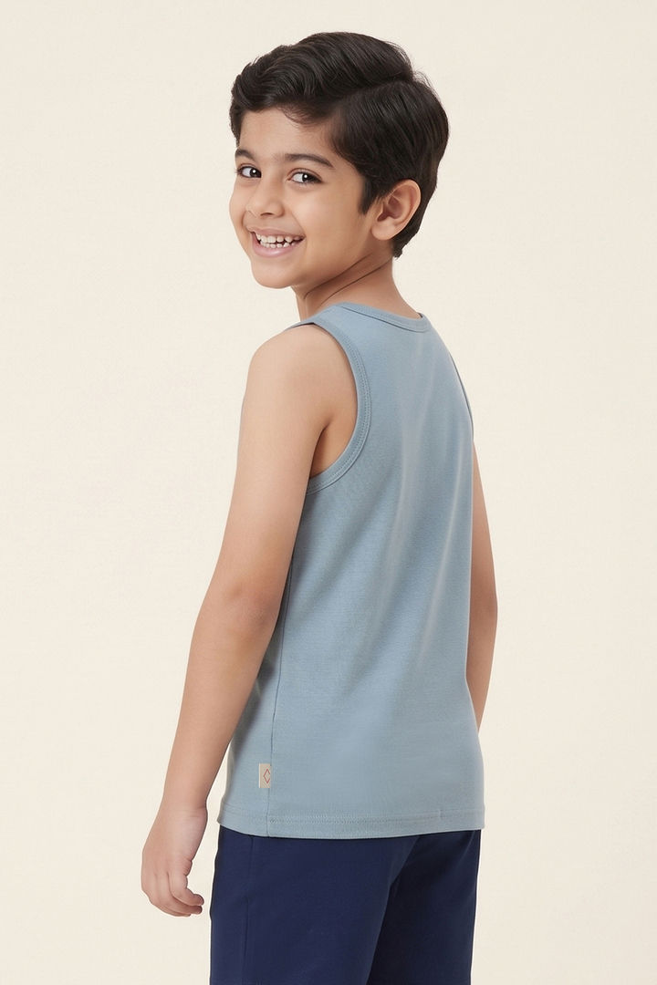 Lee Cooper Boys Printed Vest (Pack of 2) - Multicolor — image 10